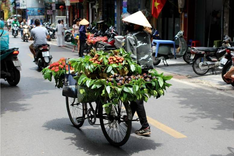 Delivery van with flowers