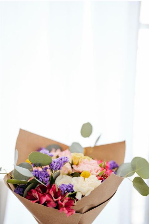 Reception floral installation