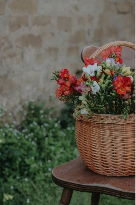 Client gifting bouquet